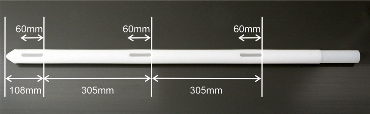 SLOT SAMPLER JUMBO DISPOSABLE 1000 mm x 40 mm x  500 ml HDPE BOX 20