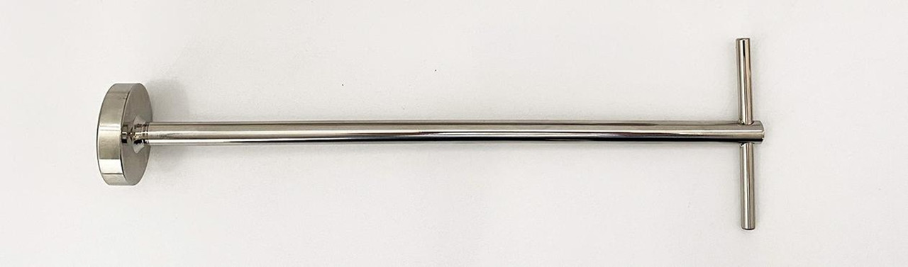 Description Discharge Rod for use with Powered Ice Sampler 240mm
Material: 316L stainless steel
Method of Construction: Crevice free, all welds ground and polished
Surface Finish: Better than 1.0 microns Ra
Overall Length: 270mm
Max. Diameter: 42mm
Nominal Weight: 286g
Recommended Storage Conditions: Dry and ambient temperature
Notes: This device is designed to help remove product from the Powered Ice Sampler (6010A-50). The Powered
Ice Sampler (6010A-50) must be ordered separate