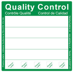 Quality Control Label