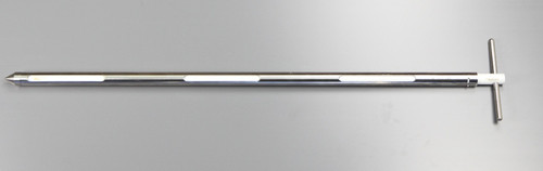 Part No. 1220A900
Description Pocket Sampler 900mm
Material of Construction: Outer Rod: 316 stainless steel
Tip: 316 stainless steel
Handle: 316 stainless steel
Inner Rod: PTFE
Outer Diameter of Outer Tube: 25 mm
Overall Length: 900 mm
Pocket Length: 135 mm
Pocket Width: 11 mm
Pocket Volume: 20 ml
Number of Pockets 3
Pocket Positions:
External Finish: <1 Micron Ra
Internal Pocket Finish: Fine machined finish
Nominal Weight of Sampler: 1.5 Kg