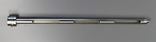 Outer Diameter of Outer Tube: 25 mm
Inner Diameter of Inner Tube: 17 mm
Overall Length: 630 mm
Slot Length: 120 mm
Slot Width: 15 mm
Number of Slots 3