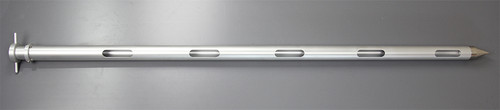 Overall Length: 1630mm
Diameter of Outer Tube: 50mm
Slot Length: 100mm
Slot Width: 25mm
Number of Slots: 5