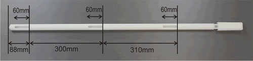 SLOT SAMPLER DISPOSABLE 970 mm x 25 mm x  170 ml HDPE BOX 20