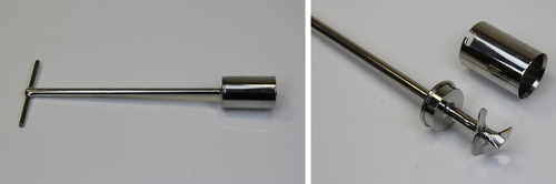 Description Ice Sampler 300mm
Materials: 316L stainless steel
Method of Construction: Crevice free, all welds ground and polished
Surface Finish: Better than 0.5 microns Ra
Nominal Sample Volume: 50ml
Overall Length: 300mm
Diameter of removable Cover: 40mm
Length of removable Cover: 57mm
Nominal Weight: 370g
BSE/TSE statement: All polishing compounds used in the manufacture of this sampler are
of vegetable origin and so are BSE/TSE free.
Recommended Storage Conditions: Dry and ambient temperatur