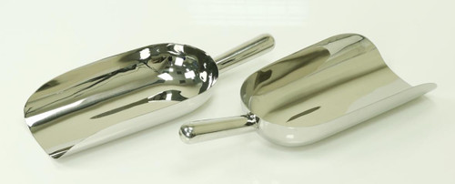 Description Open PharmaScoop® 2000ml
Nominal Volume: 2000ml
Material of Construction: 316L stainless steel
Method of Construction: Crevice free, all welds ground and polished
Surface Finish: Better than 0.5 microns Ra
Overall Length: 410mm
Body Length: 290mm
Body Width: 155mm
Scoop Height: 63mm
Nominal Weight: 670g
BSE/TSE statement: All polishing compounds used in the manufacture of this product are of vegetable origin
Recommended Storage Conditions: Dry and ambient temperature