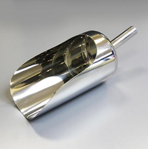 Description PharmaScoop 1700ml
Nominal Volume: 1700ml
Material of Construction: 316L stainless steel
Method of Construction: Crevice free, all welds ground and polished
Surface Finish: Better than 0.5 microns Ra
Overall Length: 355mm
Body Length: 230mm
Body Diameter: 135mm
Nominal Weight: 700g
Total Surface Area: 1.57x105 mm2 (approx.)
BSE/TSE statement: All polishing compounds used in the manufacture of this product are of vegetable origin
Recommended Storage Conditions: Dry and ambient temperature
