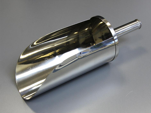 Economy Scoops 1500ML
Light duty construction
304 stainless steel

Important Note - Economy Scoops are not
crevice free and are therefore not suitable
for GMP applications
Description Economy Scoop 1500ml
Nominal Volume: 1500ml
Material of Construction: 304 stainless steel
Method of Construction: Spot welded
(NB. This method of construction will leave crevices)