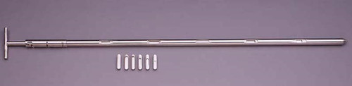 MASTER TRIPLE STYLE SAMPLER 900 mm LENGTH (5) SAMPLING POINTS

Standard triplicate-sample design. Three unit-dose samples are obtained from exactly the same spot at each sample port. The bottom most port starts at 5.5” from the tip. Each sample port requires either three sample dies or three blank dies. Hollow blank dies and Delrin inner shaft are recommended with this design. 
Stock sizes are 3ft with 5 ports, 4ft with 7 ports, 5ft with 8 ports and
6ft with 10 ports. Consideration should be given to the location of the bottom most port in this model before placing an order.