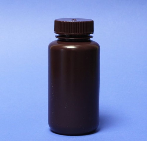 WIDE MOUTH SAMPLE CONTAINER AMBER HDPE 250 ml QTY 72
Description Wide Mouth AMBER HDPE Bottle 250ml
Materials of Construction: Bottle HDPE (conforms to FDA 177.1520 & USP Class VI)
Cap PP (conforms to FDA 177.1520 & USP Class VI)