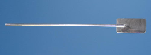 Nominal Length: 1500mm
Material of Construction: 316 stainless steel
Method of Construction: Crevice free, all welds ground and polished
Surface Finish: Better than 0.5 microns Ra
Overall Length: 1500mm
Blade Length: 300mm
Blade Width: 150mm
Nominal Weight: 2.0Kg
BSE/TSE statement: All polishing compounds used in the 
manufacture of this scoop are of vegetable origin