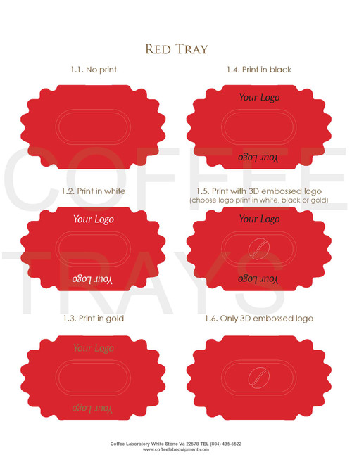 High quality Red Polystyrene Sample Trays