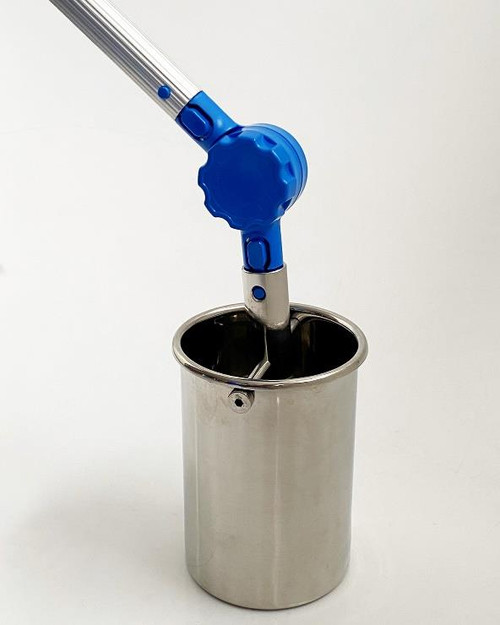 Pendulum Beaker fitted to a Telescopic Rod.
Note: Telescopic Rod is sold separately.