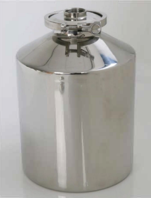 Stainless Container 8L with Internal GL45 Thread
CAP NOT SUPPLIED
