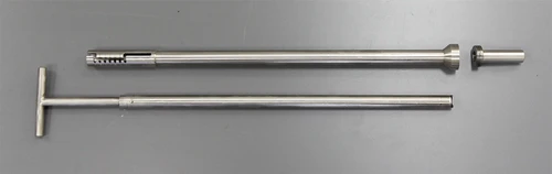 The sampler is all made of 316 stainless steel, sterilizable, easily cleanable, and is ideal for sampling from drums, tanks, mixers, reactors, etc. 2ft, 4ft and 6ft long samplers are readily available. Other sizes are custom-made.