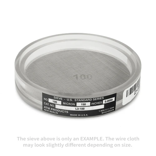 SIEVE 3.5 INCH L3P ACRYLIC SIEVE US STD4.75mm__ASTM 4_TYLER 48 mesh