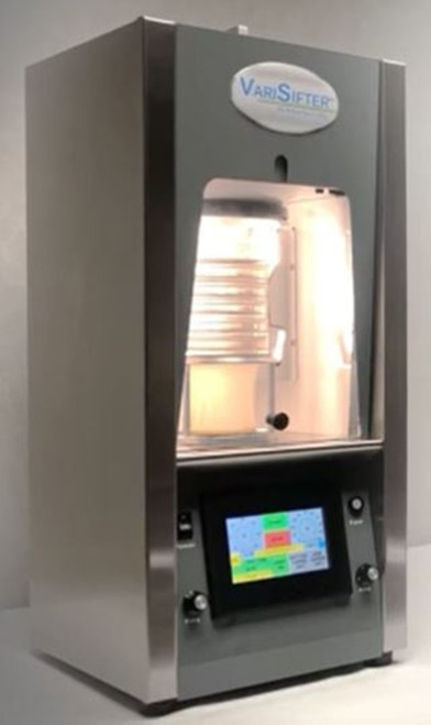 Touch Screen Operation
Ideal for fine particle separation - Sieves range from
3 μm to 5.6 mm