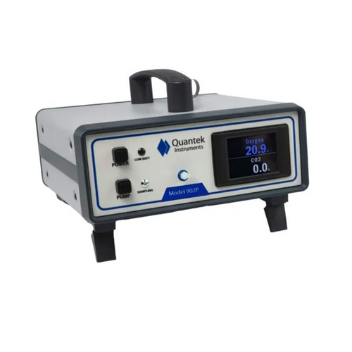 The Model 902P uses a solid-state infrared CO2 sensor which has no moving parts,
a compact optical cell, and microprocessor-based calibration factors using a 6th order polynomial equation
to linearize the full range measurement up to 100%. Infrared CO2 measurements are inherently non-linear,
especially over a high range of concentrations. The math algorithm used in the 902P yields more accurate
results over a much wider range of concentrations than other methods.
The expected life of the CO2 sensor is theoretically unlimited, as it contains no moving parts.
The Model 902P CO2 sensor combines cutting edge 32-bit digital signal processing with the solid reliability,
compact size and state of the art microprocessor technology that makes this full-featured CO2
measurement system less complex and more robust than other instrumentation.