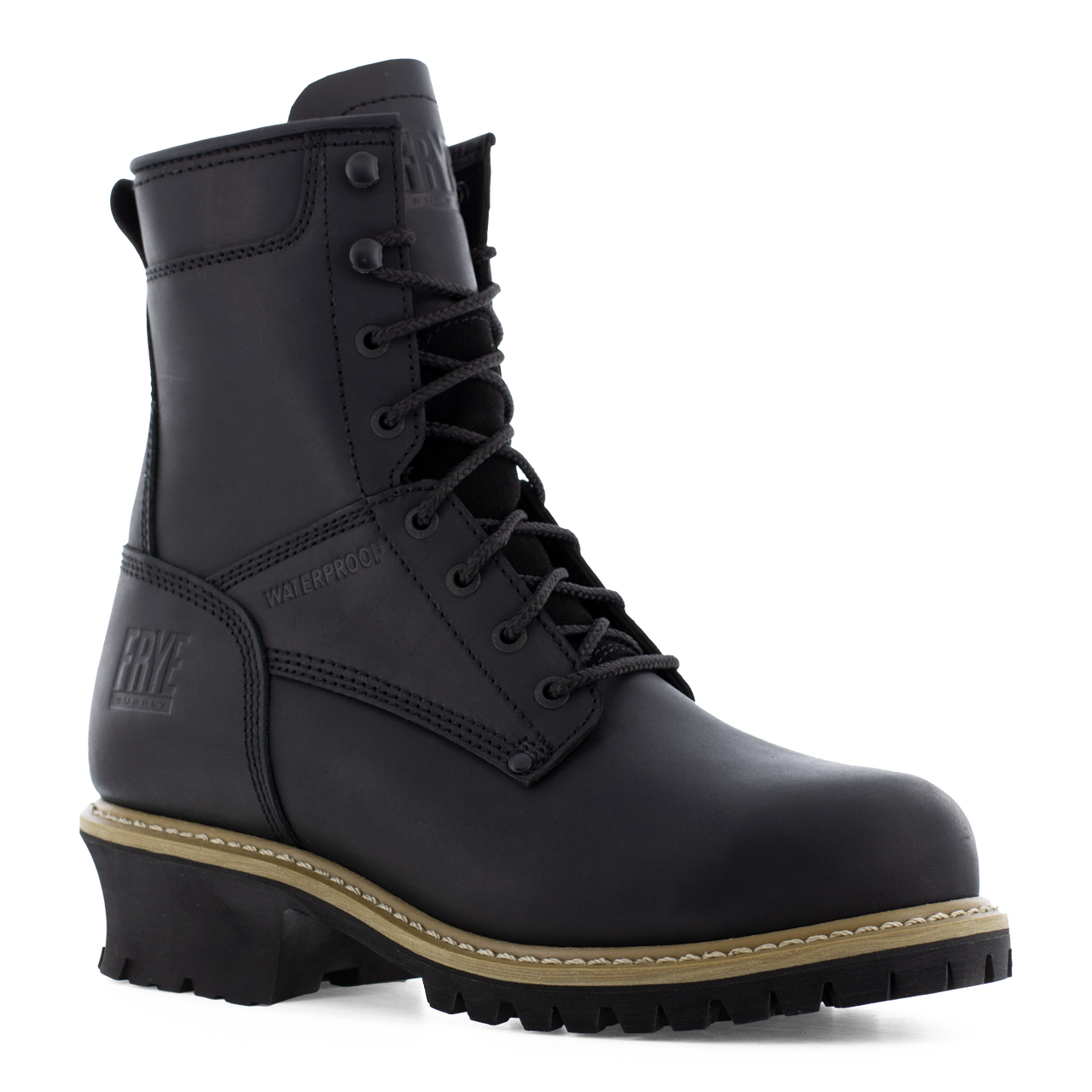 ショートブーツ・ブーティ THREE TO EIGHTY TIEDUP LINEN WRINKLE BOOTS The Safety-Crafted 8