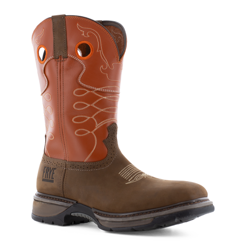 The Safety-Crafted Western Boot - FR40102 right angle view