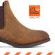 The Frye Supply Women's Safety-Crafted Chelsea Boot - FR40502F offers a safety toe
