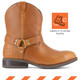 The Frye Supply Women's Safety-Crafted Harness Boot - FR40602F features a comfort crafted insole