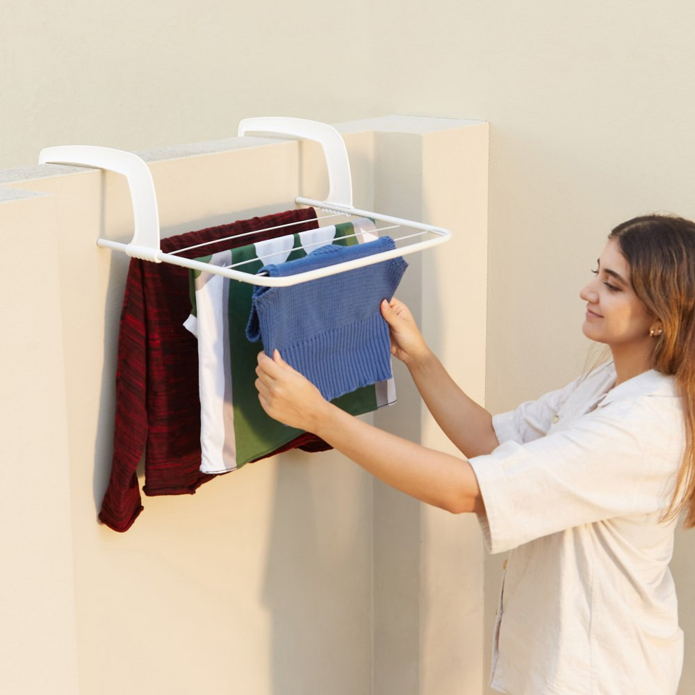 Juwel Piccolo Portable Adjustable Clothes Airer Drying Rack