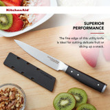 KitchenAid Gourmet Utility Knife 11cm with Sheath