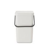 Brabantia Sort & Go Waste Bin 25L Light Grey