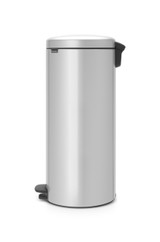 Brabantia NewICON Pedal Bin 30L Metallic Grey With 20 Free Bin Liners