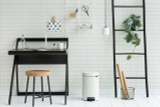 Brabantia NewICON Pedal Bin 12L White with 20 Free Bin Liners