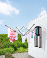 Brabantia Wall Fix Retractable Clothesline With Storage Box