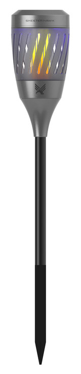 Skeeter Hawk Solar Powered Tiki Torch Mosquito Insect Zapper