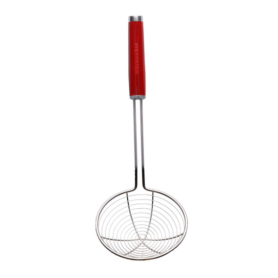 Nylon slotted spoon, 34 cm, Empire Red - KitchenAid brand