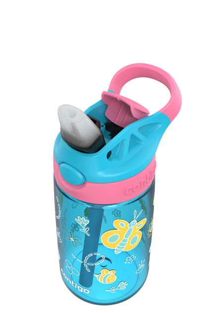 Contigo Kids Autospout Water Bottle 414ml - Butterflies