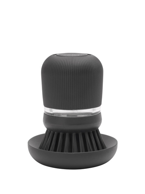 Brabantia Soap Dispensing Dish Brush - Dark Grey