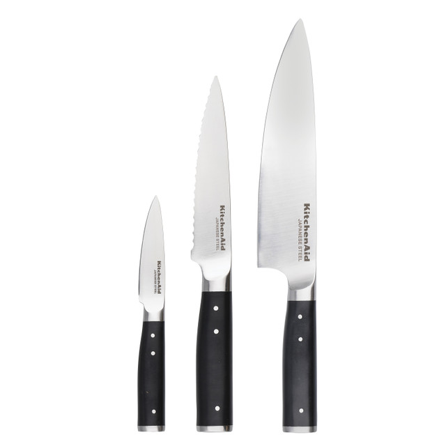 KitchenAid Gourmet 3 Piece Knife Set with Sheaths