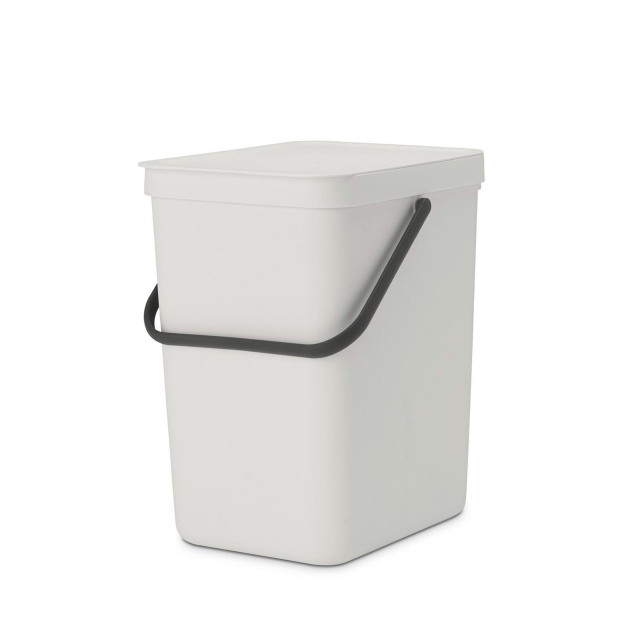 Brabantia Sort & Go Waste Bin 25L Light Grey