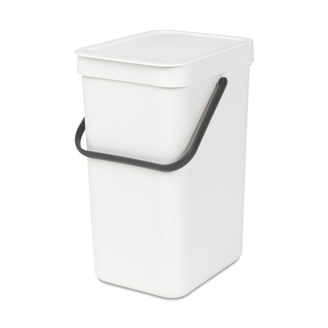 Brabantia Sort & Go Waste Bin 12L White