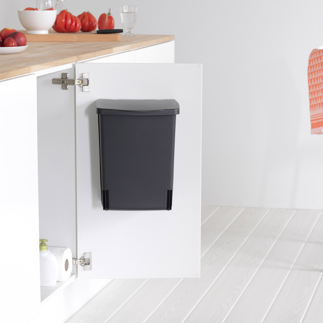 Brabantia Built-In Rectangular Bin 10L Black