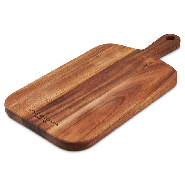 Cole & Mason Barkway Acacia Small Board with Handle Cole & Mason Barkway Acacia Small Board with Handle