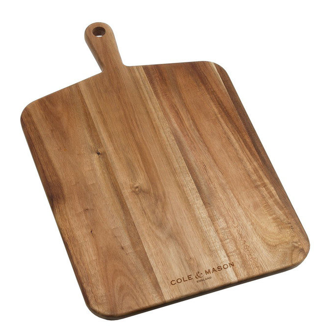 Cole & Mason Barkway Acacia Large Board with Handle Cole & Mason Barkway Acacia Large Board with Handle