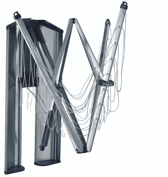 Brabantia Wall Fix Retractable Clothesline With Storage Box Brabantia Wall Fix Retractable Clothesline With Storage Box