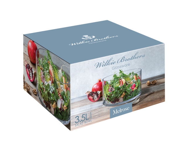 Wilkie Brothers Melrose Salad Bowl 3.5L – Glass Wilkie Brothers Melrose Salad Bowl 3.5L – Glass