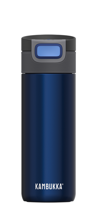 Kambukka Etna 3-in-1 Snapclean® 500ml Insulated Water Bottle Mug Midnight Blue