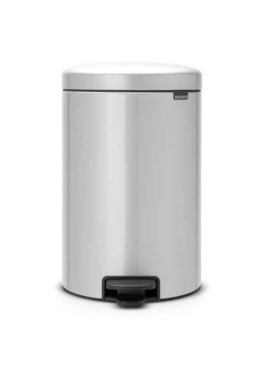 Brabantia NewICON Pedal Bin 20L Metallic Grey with 20 Free Bin Liners