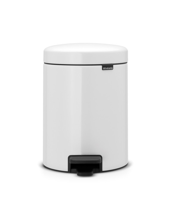 Brabantia NewICON Pedal Bin 5L White with 20 Free Bin Liners