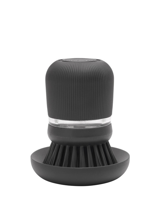 Brabantia Soap Dispensing Dish Brush - Dark Grey