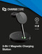 Laser 3 in 1 Wireless Charging Station for Apple - Black