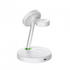 Laser 3 in 1 Wireless Charging Station for Apple - White