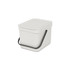 Brabantia Sort & Go Waste Bin 6L Light Grey